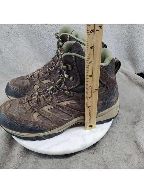 L.L. Bean Shoes Mens Size 10 Brown Leather Trail Model Hiker Boots *Read*